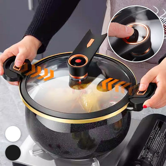 🔥50 % de réduction pour une durée limitée !🥘Autocuiseur en émail antiadhésif👨‍🍳La première étape pour devenir chef !