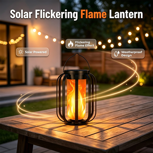 🏮 50 % DE RÉDUCTION EN CE MOMENT ! ☀️Lanterne Solaire à Flamme Vacillante