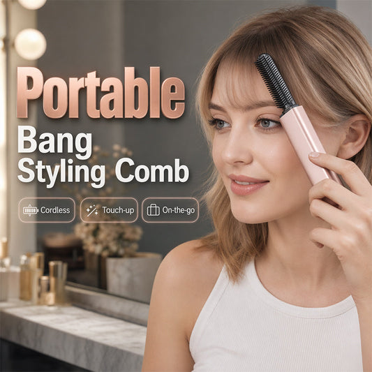 🏆 50 % DE RÉDUCTION EN CE MOMENT ! ✨Peigne portatif à coiffure Bang