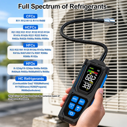 ❄️50% DE RÉDUCTION ! 🛠️Détecteur de Fuites Halogène Rechargeable – Sonde Flexible, Écran LCD & Haute Sensibilité.🔍