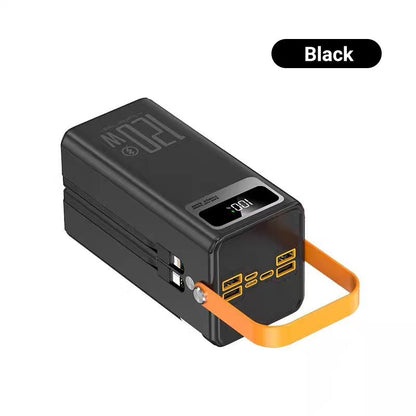 ⏳️ 50% DE RÉDUCTION !  ⛺ Batterie externe portable pour une recharge rapide en extérieur, avec lampe LED 🔋