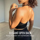 Women's Open Back Top with Built-in Bra