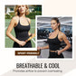 Women's Open Back Top with Built-in Bra