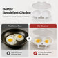 ⏳ 50% DE RÉDUCTION ! 🍳Cuiseur à œufs pour micro-ondes à double compartiment – Cuisson rapide sans huile, en PP de qualité alimentaire et polyvalent.