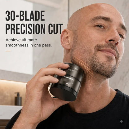 🪒 2026 Vente — Plus de 26 800 Vendus!📟 Tondeuse Électrique 2‑en‑1 pour Crâne Rasé & Barbe