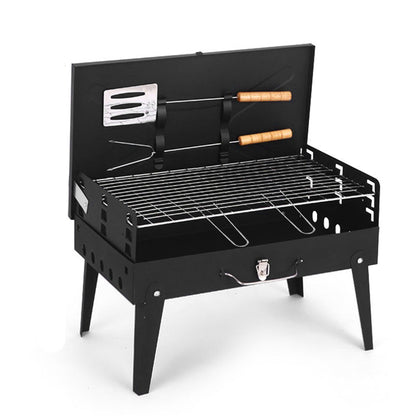 🏆 50 % DE RÉDUCTION EN CE MOMENT ! ✨Barbecue à Charbon Pliable et Portable pour la Cuisine en Plein Air
