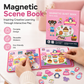 🧩 50% DE RÉDUCTION ! 🧒 Livre magnétique silencieux pour enfants – Scènes pliables, éducatif et magnétique📚✈️