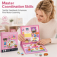 🧩 50% DE RÉDUCTION ! 🧒 Livre magnétique silencieux pour enfants – Scènes pliables, éducatif et magnétique📚✈️