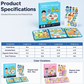 🧩 50% DE RÉDUCTION ! 🧒 Livre magnétique silencieux pour enfants – Scènes pliables, éducatif et magnétique📚✈️