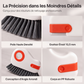 🏆 Offre spéciale du dernier jour :15.99€ ! 🔥 1 achetés 1 offerts 🎁Brosse de nettoyage pour rainures de fenêtre 2-en-1 avec grattoir intégré