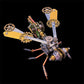 🐝 50 % DE RÉDUCTION EN CE MOMENT ! ⚙️ Kit de maquette 3D abeille mécanique en métal – Puzzle DIY steampunk, une déco rétro-futuriste fascinante 🛠️✨