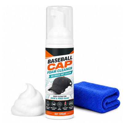 🏆 Offre spéciale du dernier jour :17.99€ ! 🔥 2 achetés 1 offerts 🧢 Nettoyant moussant sans rinçage pour casquettes baseball, élimine les taches sans abîmer le tissu ✨