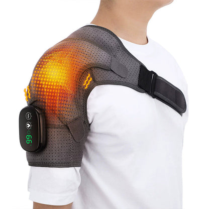 🏆 50 % DE RÉDUCTION EN CE MOMENT ! 🔥Ensemble de coussinets d'épaule chauffants et vibrants pour massage