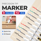 🏆 Offre spéciale du dernier jour :16.99€ ! 🔥 5 achetés 5 offerts 🎁Marqueur à pointe fine, à séchage rapide, à base d'huile