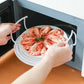 🏆 Deux achetés un offert 🍽️ Plateau Pliable 2-en-1 pour Micro-ondes – Réchauffe Deux Plats Ensemble | Poignées Cool-Touch | Silicone Alimentaire Sans BPA✨