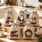 🎅 Offre spéciale du dernier jour :14.99€ ! 🎄Sacs Cadeaux de Noël à Cordon – Imprimés Festifs & Tissu Durable pour Emballage Chic et Réutilisable🎁