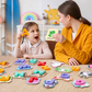 🧩 50 % DE RÉDUCTION EN CE MOMENT ! 🎨 Jouet d’association lettres et animaux en bois👶
