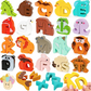 🧩 50 % DE RÉDUCTION EN CE MOMENT ! 🎨 Jouet d’association lettres et animaux en bois👶