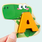 🧩 50 % DE RÉDUCTION EN CE MOMENT ! 🎨 Jouet d’association lettres et animaux en bois👶