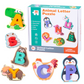 🧩 50 % DE RÉDUCTION EN CE MOMENT ! 🎨 Jouet d’association lettres et animaux en bois👶