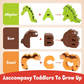 🧩 50 % DE RÉDUCTION EN CE MOMENT ! 🎨 Jouet d’association lettres et animaux en bois👶