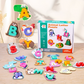 🧩 50 % DE RÉDUCTION EN CE MOMENT ! 🎨 Jouet d’association lettres et animaux en bois👶