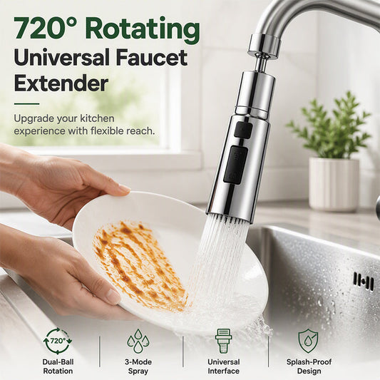 🏆 Offre spéciale du dernier jour :15.99€ ! 🔥 Raccord de robinet offert 🎁 Buse universelle pivotante pour robinet de cuisine