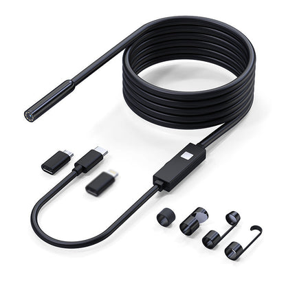 🔍 50 % DE RÉDUCTION EN CE MOMENT ! 💧 Caméra endoscopique HD étanche – Sonde de 8 mm, connexion mobile et éclairage LED