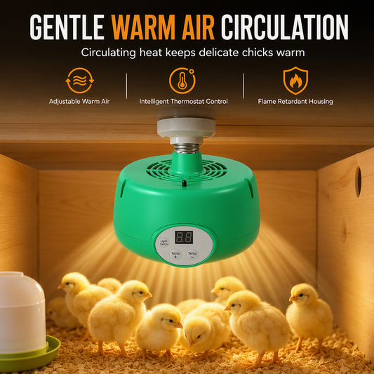 🐣 50 % DE RÉDUCTION EN CE MOMENT ! 🌡️ Chauffage couveuse intelligent – Température précise & sécurisé ✨