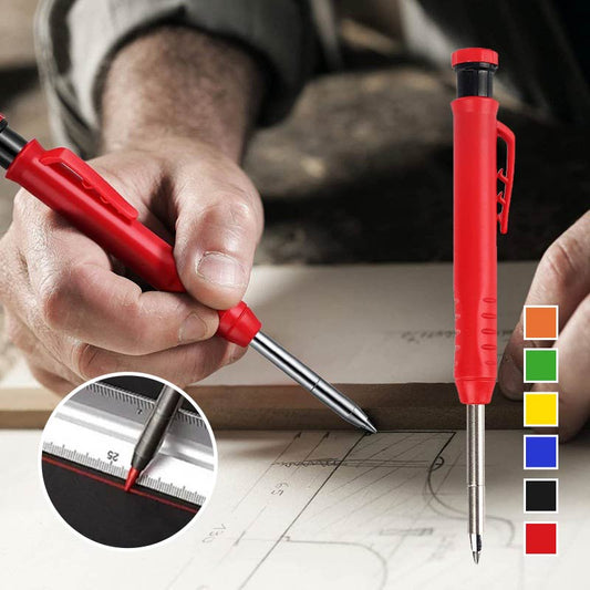 🏆 Offre spéciale du dernier jour :14.99€ ! 🔥Crayon de charpentier multifonction à séchage rapide avec taille-crayon