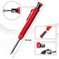 🏆 Offre spéciale du dernier jour :14.99€ ! 🔥Crayon de charpentier multifonction à séchage rapide avec taille-crayon