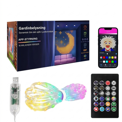 🎄 50 % DE RÉDUCTION EN CE MOMENT ! ✨Guirlande LED Rideau — Étanche, Synchronisée à la Musique & Contrôle par Application 🎵