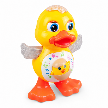 🦆 50 % DE RÉDUCTION EN CE MOMENT !⏰ Jouet Canard Musical Électrique – Éveil Bébé Interactif ✨