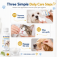 🏆 Offre spéciale du dernier jour :14.99€ ! 🔥 2 achetés 1 offerts 🎁Crème pour éliminer les taches de larmes des animaux de compagnie