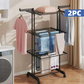 Séchoir à Linge Pliable sur Roues