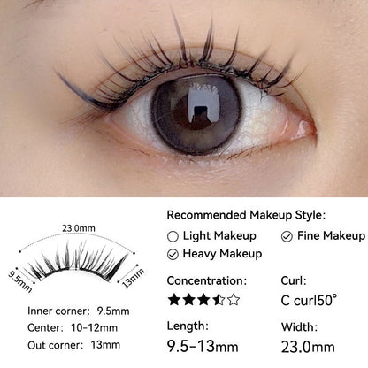 🏆 50 % DE RÉDUCTION EN CE MOMENT ! 💐Faux cils magnétiques souples au rendu naturel