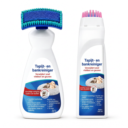 🏆 50 % DE RÉDUCTION EN CE MOMENT ! 🧼Nettoyant Mousse Textile et Tapis sans Rinçage, Brosse